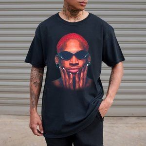 Dennis Rodman Red Hair NBA Unisex T-shirt